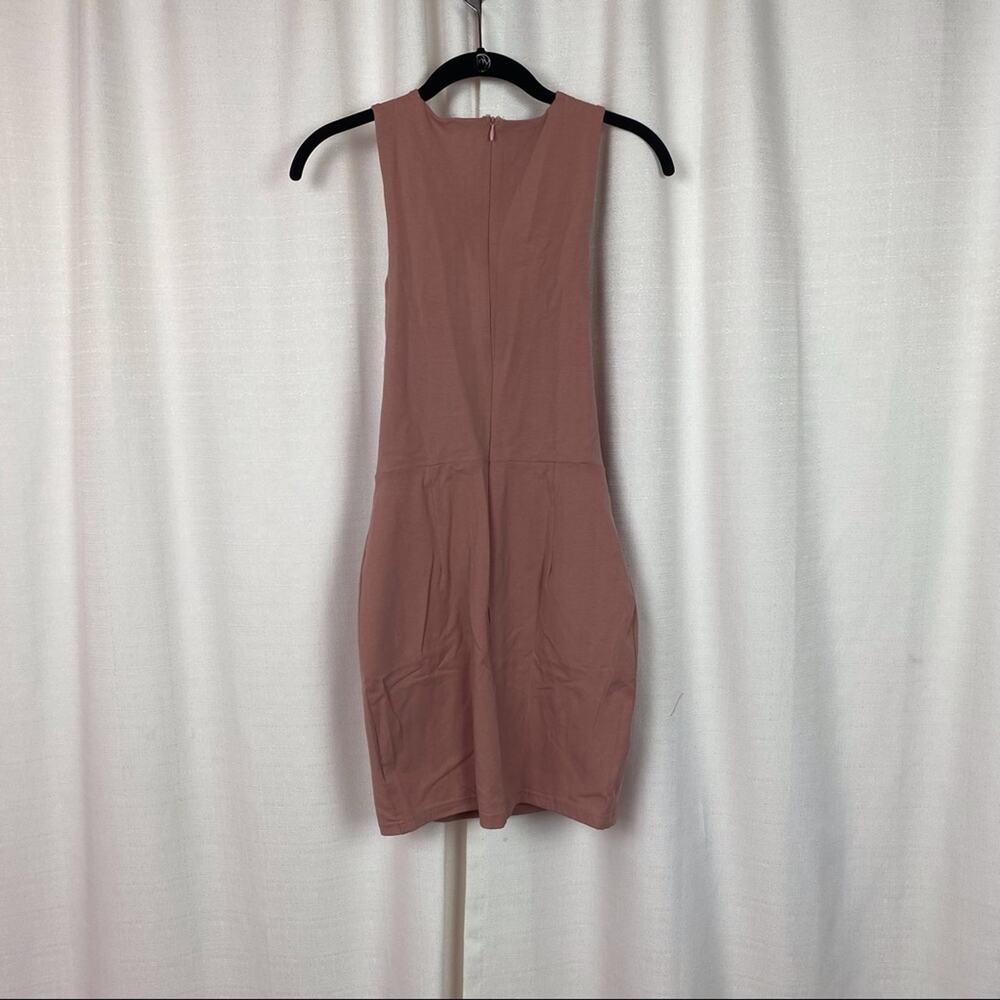Revolve By The Way. Mauve Pink Mia O Ring Bodycon Mini Dress Sz.M NWT - Picture 10 of 15